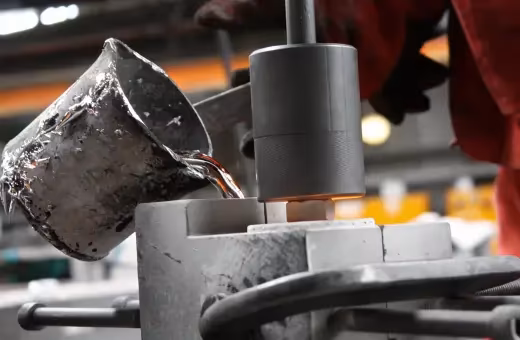 Gravity die casting