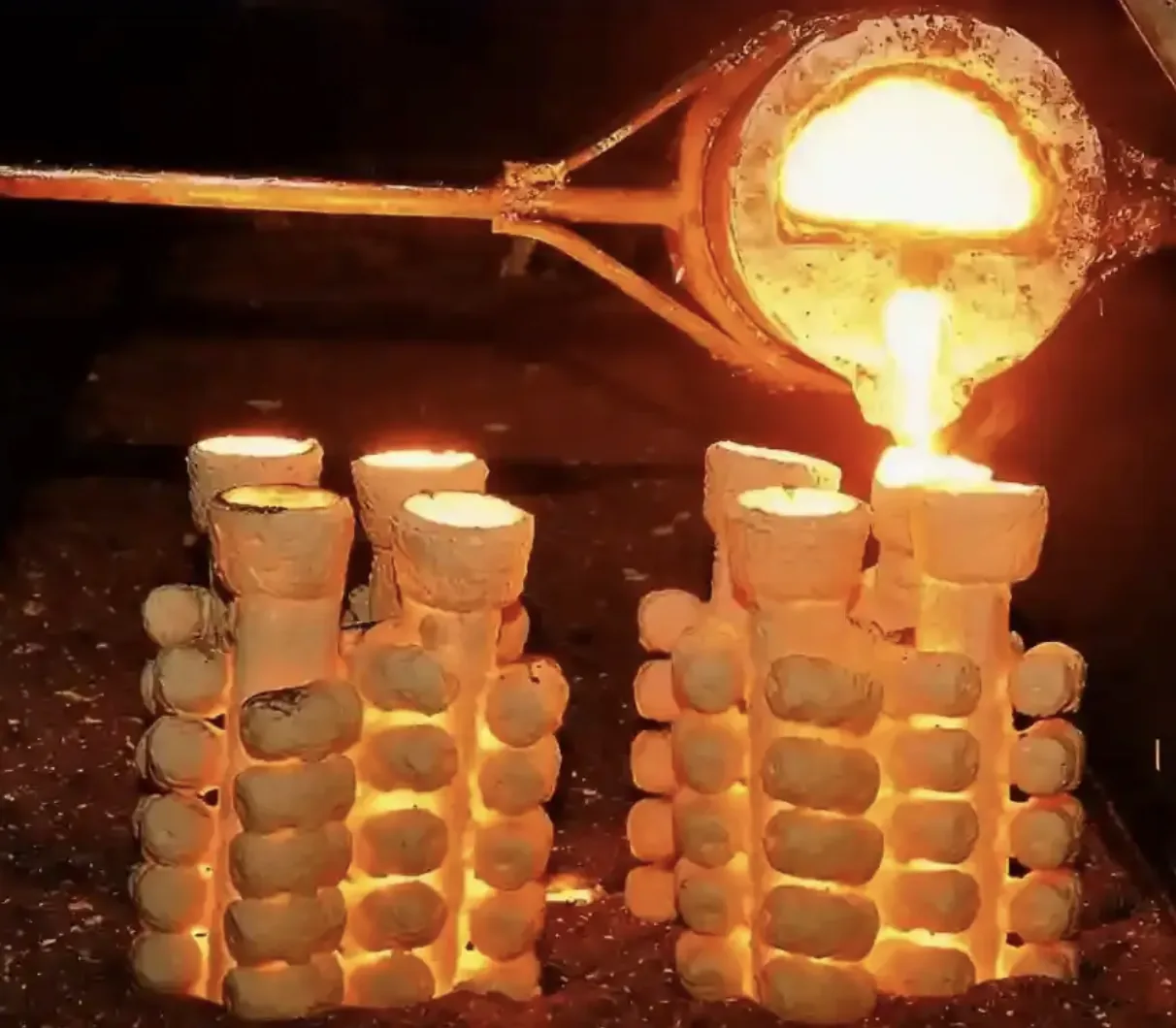 Investment casting process