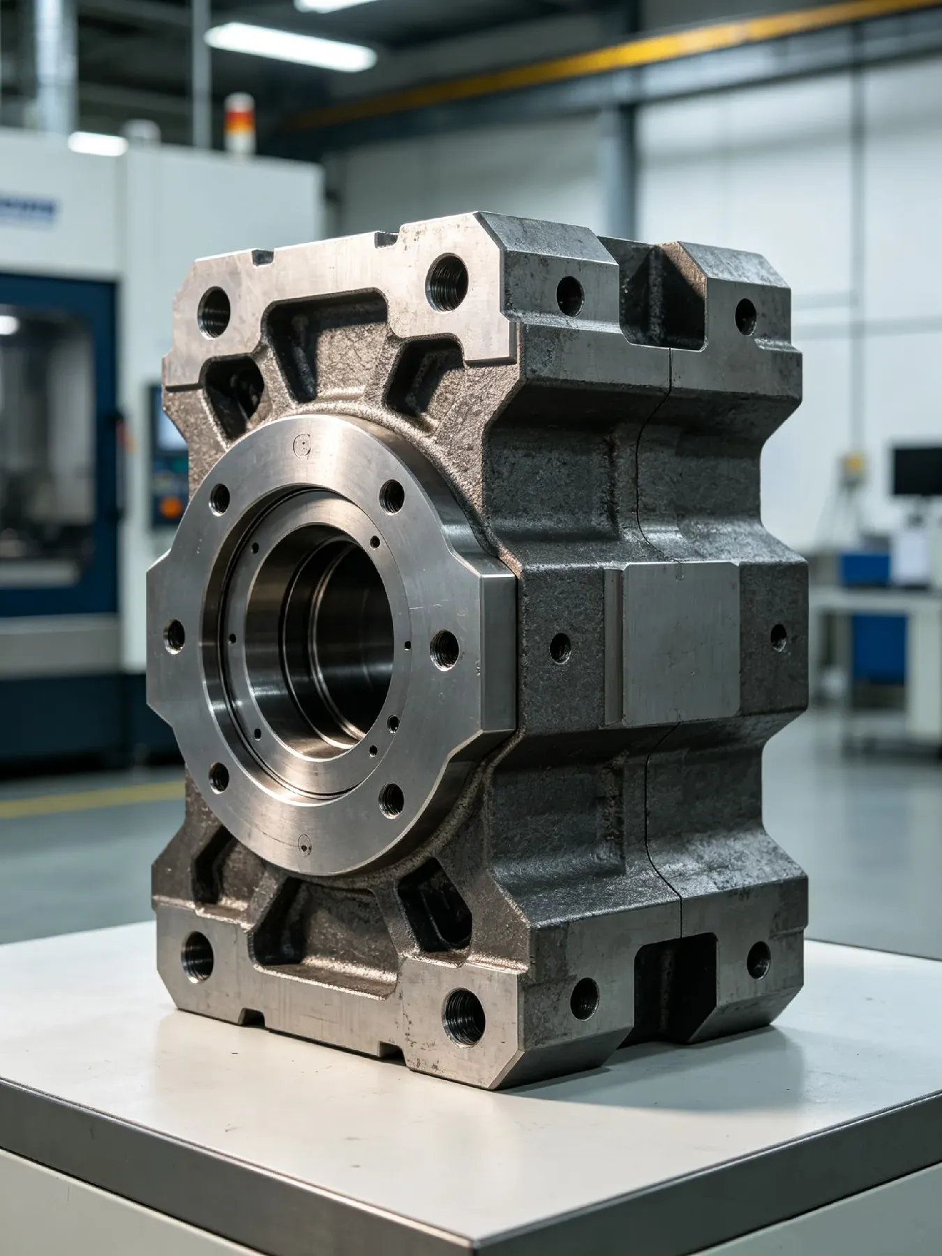 Cast forged and fabricated CNC machined components