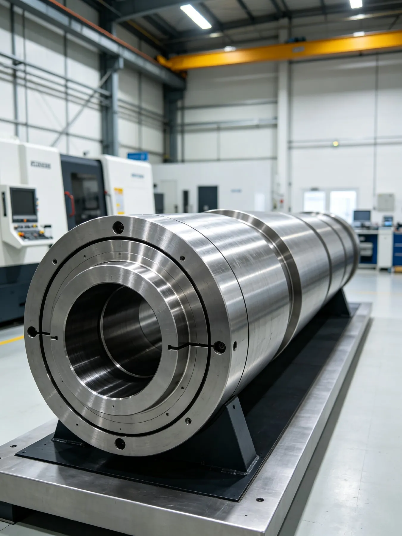 Large rotational CNC machined components