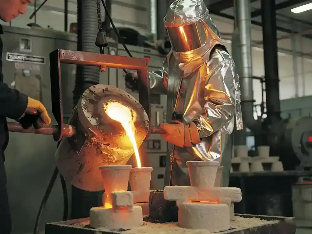 Metal casting process