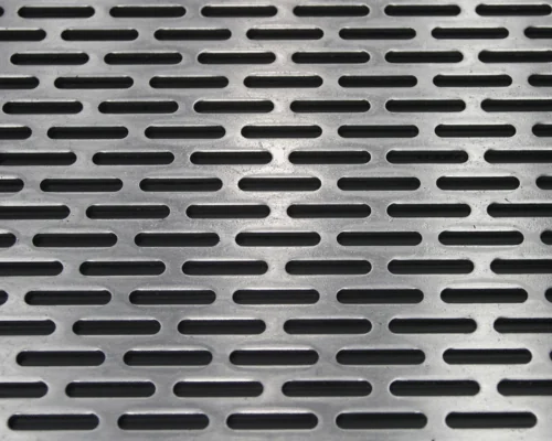 Square hole from Bouchard Metal