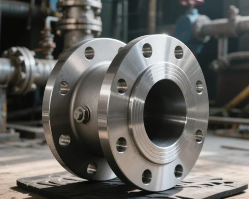 Carbon steel pipe fittings: flanges, elbows and tees