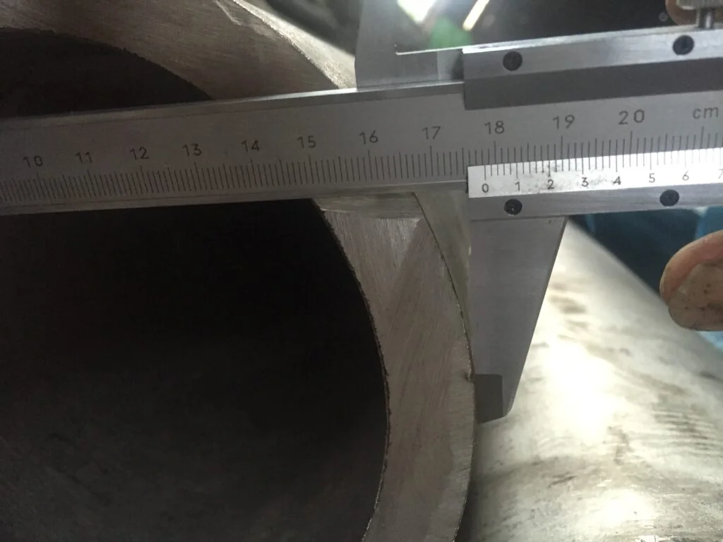 Seamless stainless steel pipe in storage before dispatch